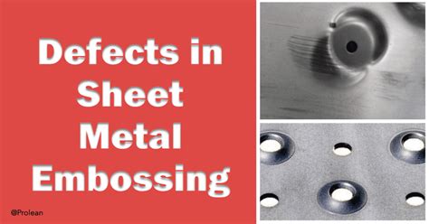 sheet metal defects|defects in sheet metal operation.